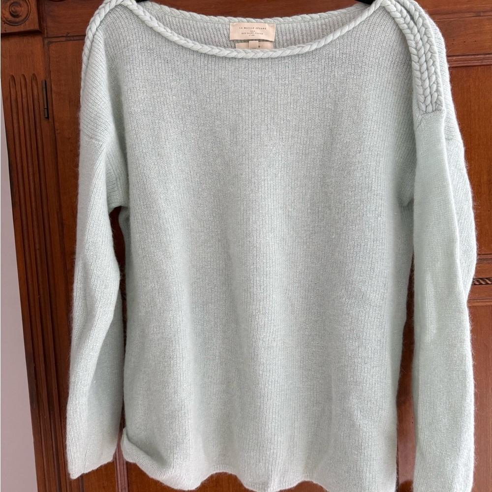 Sezane Mint Green Women's Sweater
